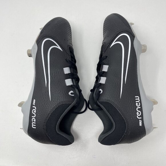 Nike Hyperdiamond 4 Pro‎ Womens 8.5 Softball Metal Cleats Black CZ5920 - Picture 6 of 9